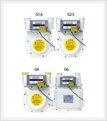 Gas Meter (Remote Type Series - G1.6, G2.5...  Made in Korea